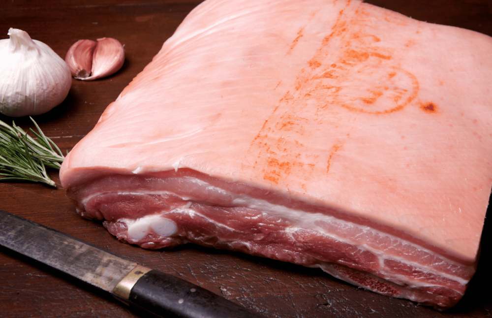 Pork belly slab