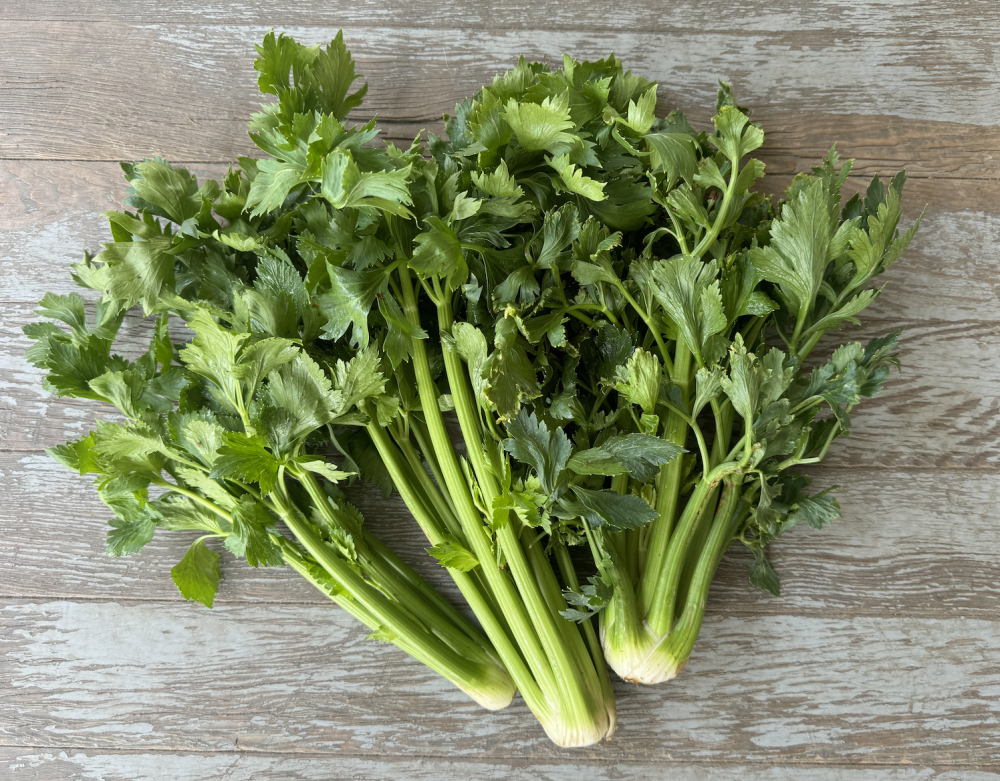 Celery with Greens