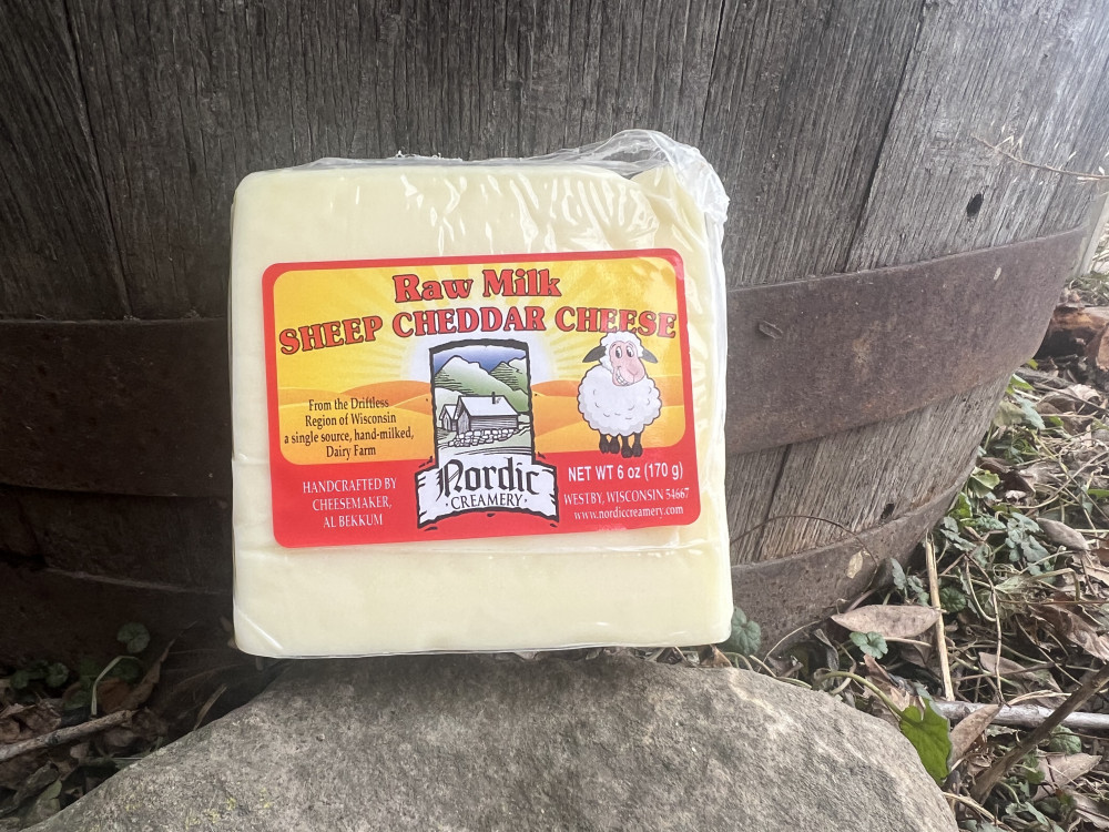 Raw Milk Sheep Cheddar Cheese
