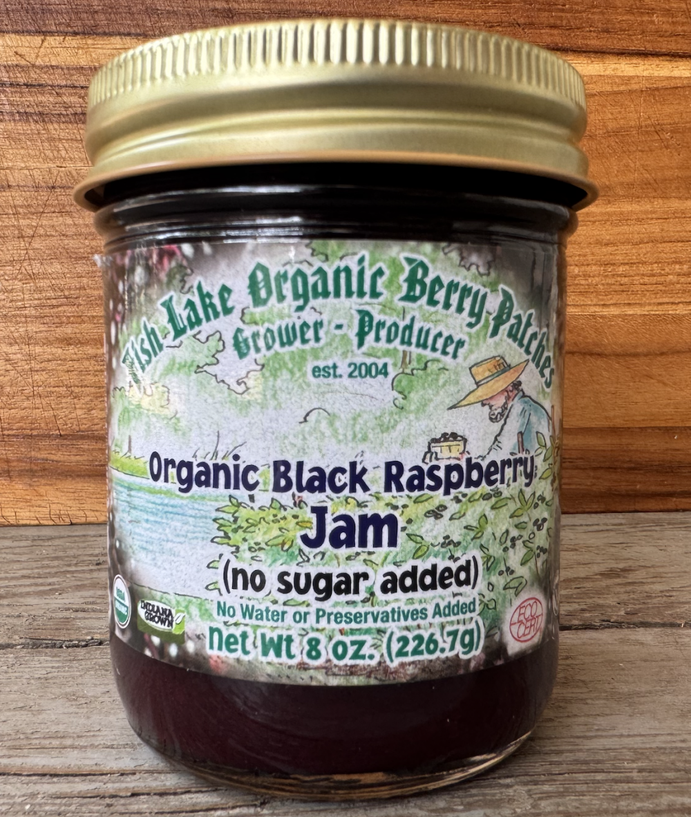 Organic Black Raspberry Jam *NO SUGAR ADDED*