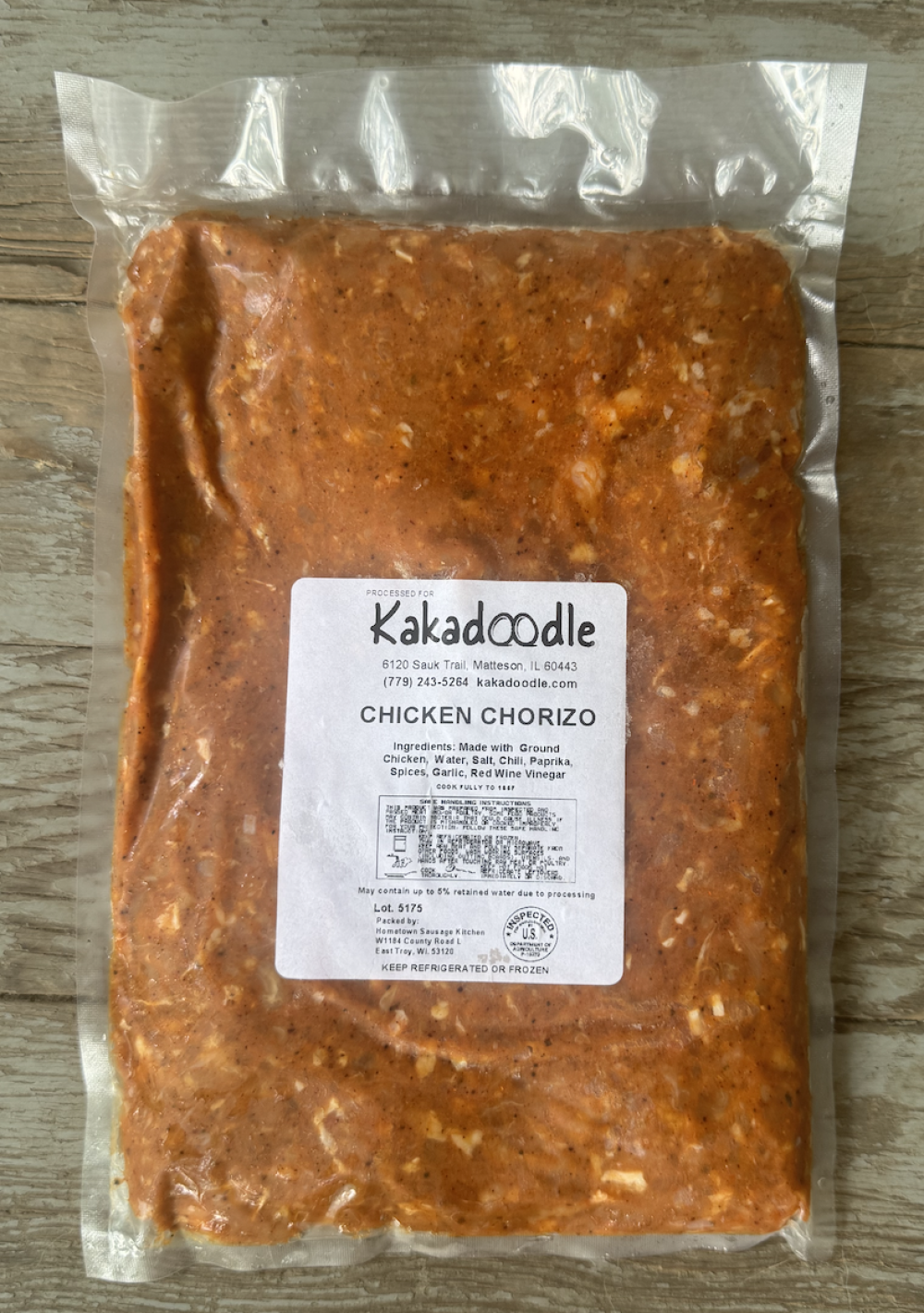 Chicken chorizo