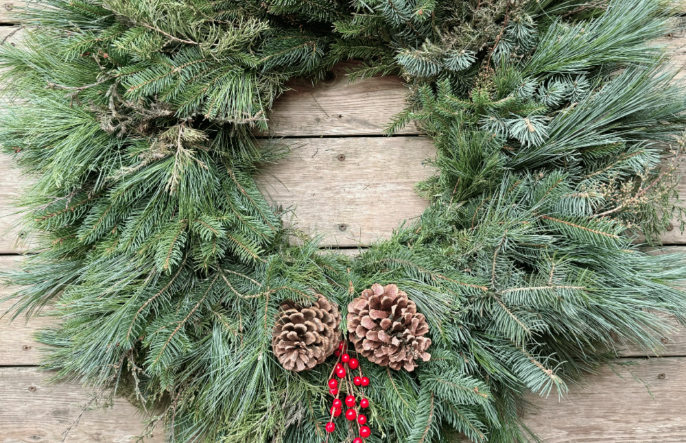 Handcrafted 24-Inch Organic Wreaths