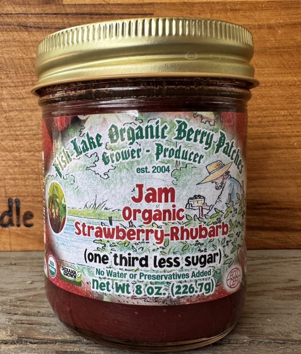 Organic Strawberry Rhubarb Jam