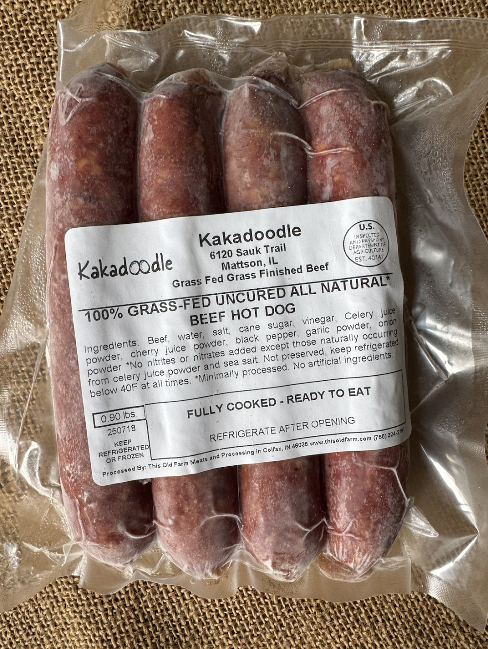 Beef Hot Dog